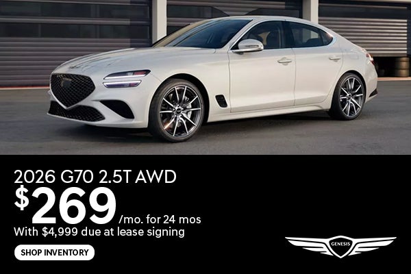 2026 G70 2.5T AWD