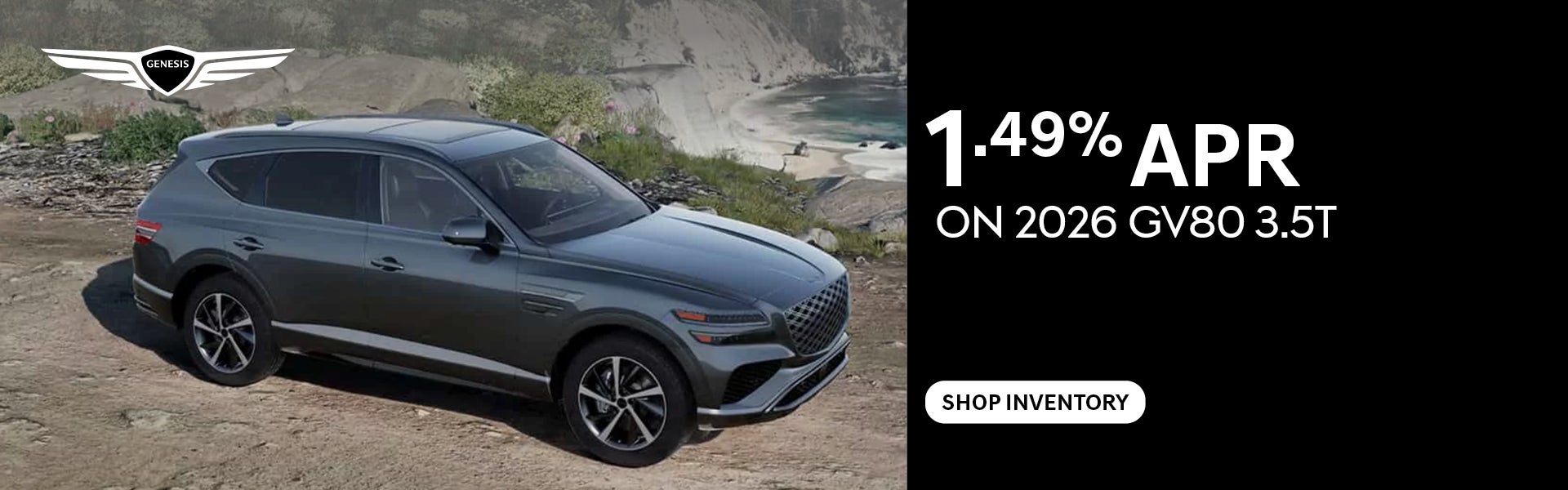 1.49% APR ON 2026 GV80 3.5T